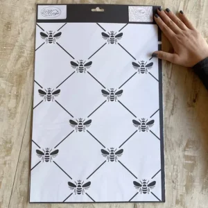 Stencil "Ape Regina", Magic Paint, riutilizzabile, 30x42 cm