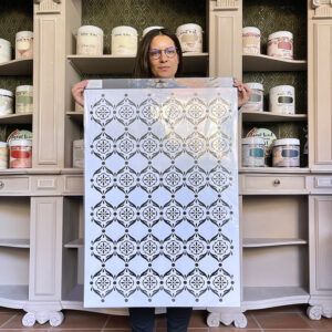 Stencil Marocaine Medaillon elegante trama