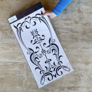 Stencil “Sinfonia Liberty”, Magic Paint, riutilizzabile, 30×55 cm