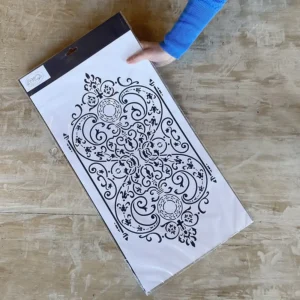 Stencil “Château enchanté”, Magic Paint, riutilizzabile, 30×55 cm