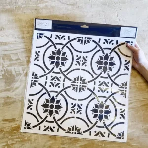 Stencil “Geometric Vintage”, Magic Paint, riutilizzabile, 43x43