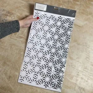 Stencil “Cristal”, Magic Paint, riutilizzabile, 26,5×46 cm