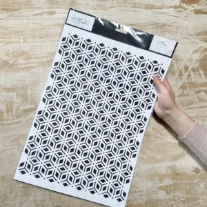 Stencil “Geometric Diamond”, Magic Paint, riutilizzabile, 30×42 cm