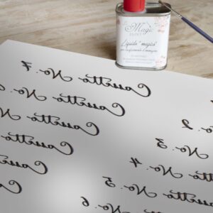 Stampa Trasferibile “SCRIPT, CASSETTI” 28×40 cm