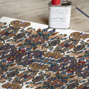 Stampa Trasferibile “PAISLEY-CALEIDOSCOPIO” 28×40 cm