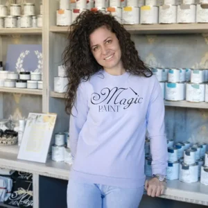 Felpa Lilla Magic Paint - Unisex