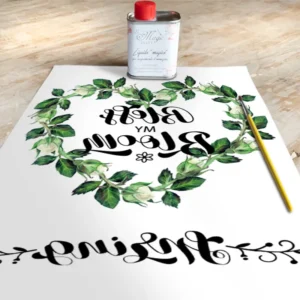 Stampa Trasferibile “SCRIPT, BLESS” 28×40 cm