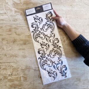 Stencil “Bordo Barocco”, Magic Paint, riutilizzabile, 50x20 cm