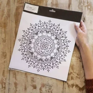 Stencil "Mandala", Magic Paint, riutilizzabile, 28,5x28,5