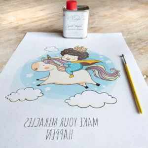 Stampa Trasferibile "BABY, PRINCE" 28x40 cm