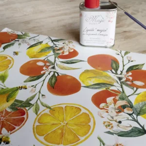 Stampa Trasferibile "FANTASIA, AGRUMI" 28x40 cm