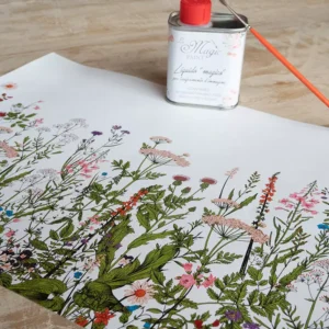 Stampa Trasferibile "FLORA & FAUNA, FLOWERING" 28X40 cm